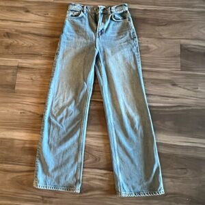 Reformation Wilder Crop Wide Leg Jeans